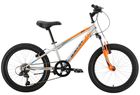 Велосипед Black One Ice 20 (серебристый/оранжевый/голубой, 10