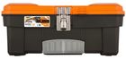 Ящик для инструментов Blocker 16 (с металлическим замком, черный/оранжевый)