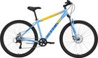 Велосипед Stark Respect 29.1 D Microshift (голубой металлик/синий/оранжевый, 18
