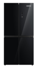 Холодильник Centek CT-1756 NF (черное стекло)