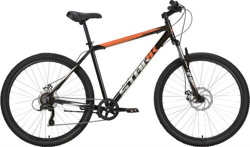 Велосипед Stark Respect 27.1 D Microshift (черный/оранжевый/серый, 16