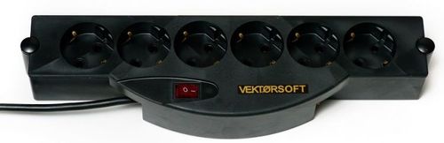 Сетевой фильтр Vektor Soft 3м