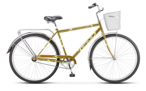Велосипед Stels Navigator-300 C Gent 28 Z010 (LU085341/LU091395, 20, светло-коричневый, корзина) 1330729