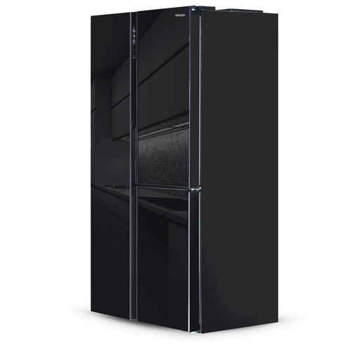Холодильник Ginzzu NFK-475 (черный)