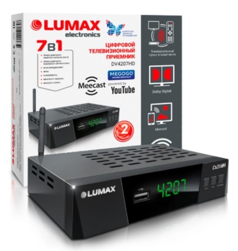 Цифровой ресивер Lumax DV4207HD (черный)