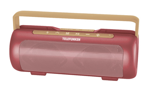 Портативная акустика Telefunken TF-PS1231B (красный)