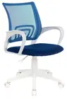 Кресло Бюрократ CH-W695NLT (сетка/ткань/темно-синий)