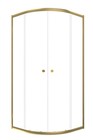 Душевой уголок Triton Альфа 90Х90 (золотистый/ширма)