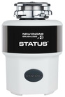 Измельчитель пищевых отходов Status N 400 (белый/черный металлик)