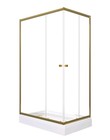 Душевой уголок Triton Вента 120Х80 (золотистый/ширма)