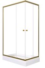 Душевая кабина Triton Вента 120Х80 (золотистый)