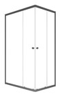 Душевой уголок Triton Вента 120Х90 (графит/ширма)