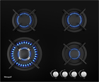 Газовая варочная панель Weissgauff HG 640 BGh