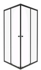 Душевой уголок Triton Вента Вельвет 80Х80 (черный/ширма)
