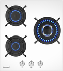 Газовая варочная панель Weissgauff HGG 451 WV