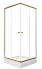 Душевая кабина Triton Вента 90Х90 (золотистый)