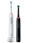 Зубная щетка Oral-B Pro Series 3 (насадки для щетки: 2шт, белый/черный)