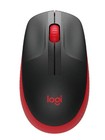 Мышь Logitech M190 (черный/красный)