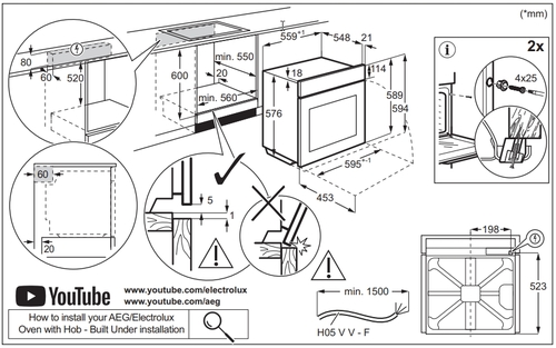 Встраиваемый духовой шкаф Electrolux EOE8P39WX