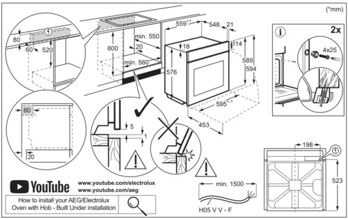 Встраиваемый духовой шкаф Electrolux LOE8F38X