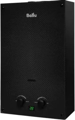 Проточный газовый водонагреватель Ballu GWH 10 Fiery Glass Carbon