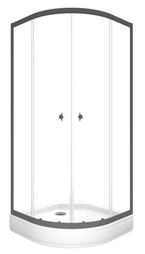 Душевая кабина Triton Альфа 100Х100 (графит)