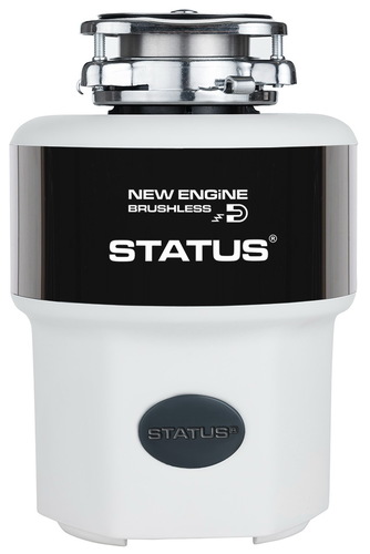 Измельчитель пищевых отходов Status N 400 (белый/черный металлик)
