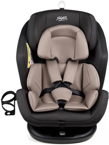 Автокресло Siger Ультра Isofix KRES3912 (гр.0+/I/II/III, антр. серый)