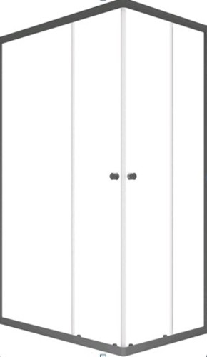 Душевой уголок Triton Вента 120Х80 (графит/ширма)