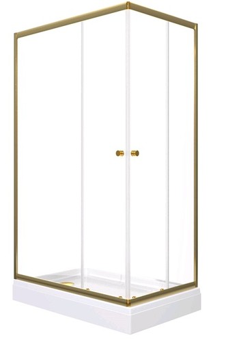 Душевая кабина Triton Вента 120Х80 (золотистый)