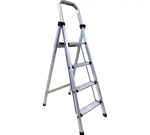  Стремянка LWI Комфорт 4 ступени LWI-K04SILVER