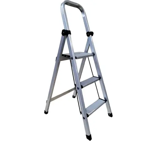 Стремянка LWI Комфорт 3 ступени LWI-K03SILVER
