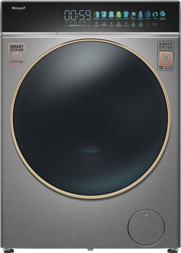 Стиральная машина Weissgauff WM 58411 Direct Drive Premium Steam Steel