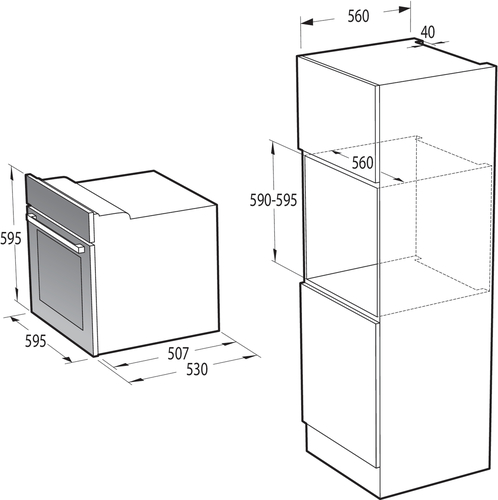 Встраиваемый духовой шкаф Gorenje BO6725E02ABG