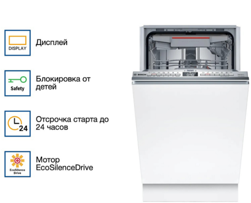 Встраиваемая посудомоечная машина Bosch SPV4HMX65Q