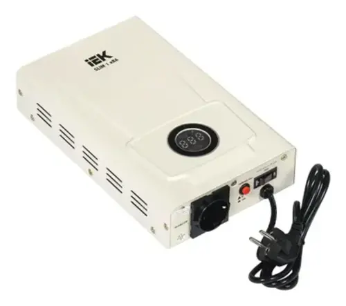 Стабилизатор напряжения IEK Slim 0.8кВт