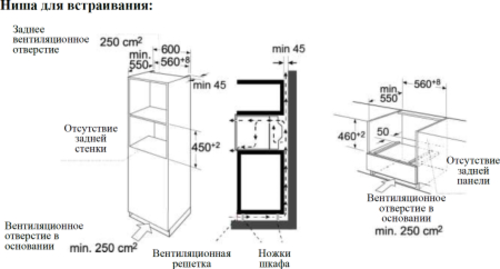 Встраиваемый духовой шкаф Weissgauff OE 4551 DB Black Edition