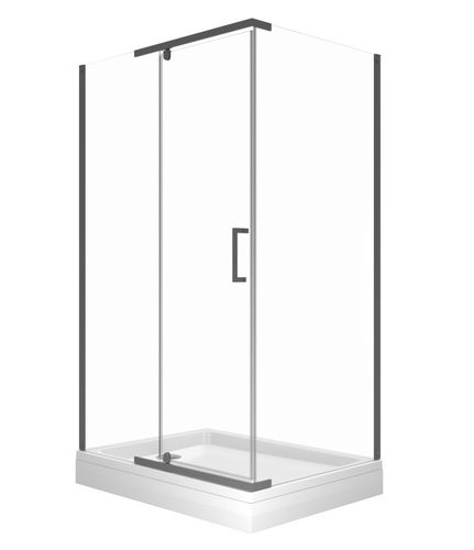 Душевой уголок Triton Терра 120Х90 (графит)