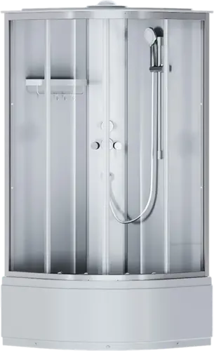 Душевая кабина AM.PM W94C-401A-090MT X-Joy Deep 90x90 (профиль мат. хром, стекло прозрачное)