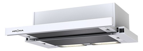 Вытяжка встраиваемая Krona Una 600 (white/push button)