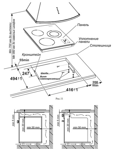 Электрическая варочная панель Гефест ПВЭ 4100