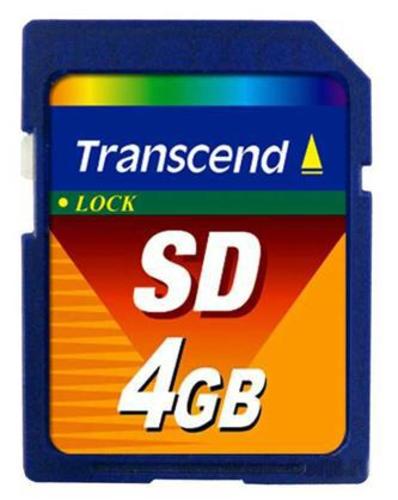 Карта памяти transcend 4 гб