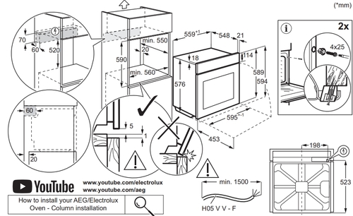 Встраиваемый духовой шкаф Electrolux EOC8P39H