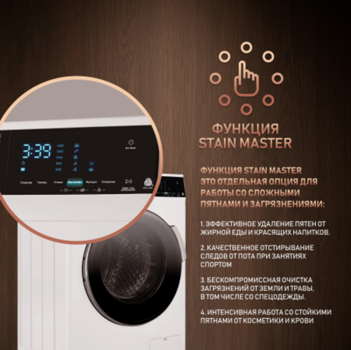 Стиральная машина Weissgauff WM 47148 DC Inverter Steam