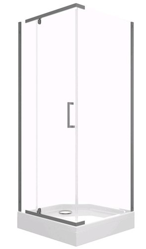 Душевая кабина Triton Терра 90Х90 (графит)