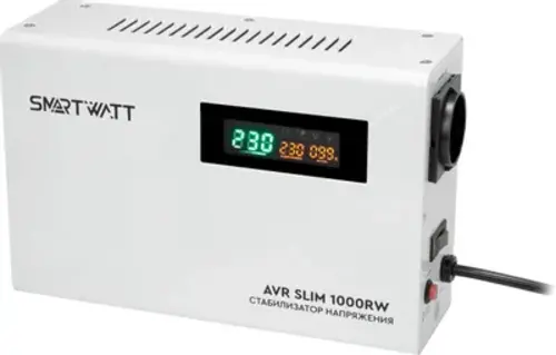 Стабилизатор напряжения SmartWatt AVR Slim 1000RW
