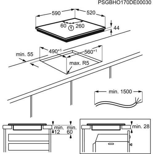 Электрическая варочная панель AEG IKE64471FB