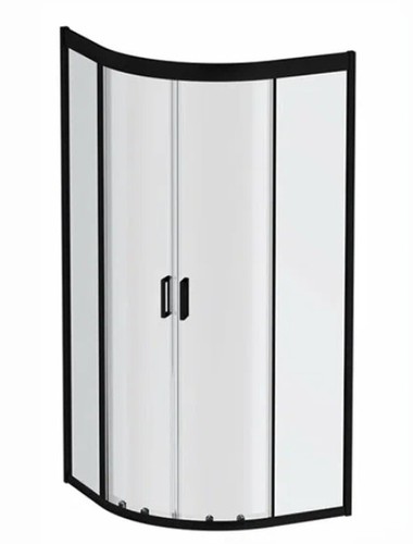 Душевой уголок AM.PM W90G-403-100100-BT Gem 100x100 (черный мат., стекло прозрачное)