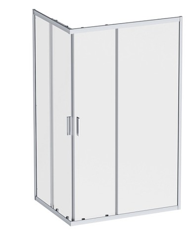 Душевой уголок AM.PM W90G-403-120290-MT Gem 120x90 (хром мат., стекло прозрачное)