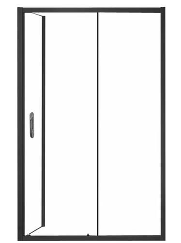 Душевой уголок Azario Milton AZ-ND1131-L 120x80x200 (открывание налево стекло прозр. 6 мм, профиль черный)